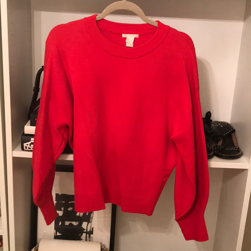 H&M Red Sweater Sz Small